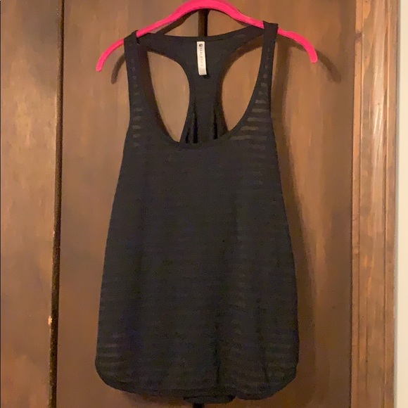 Fabletics Tops - See through Fabletics black exercise top XL/XXL